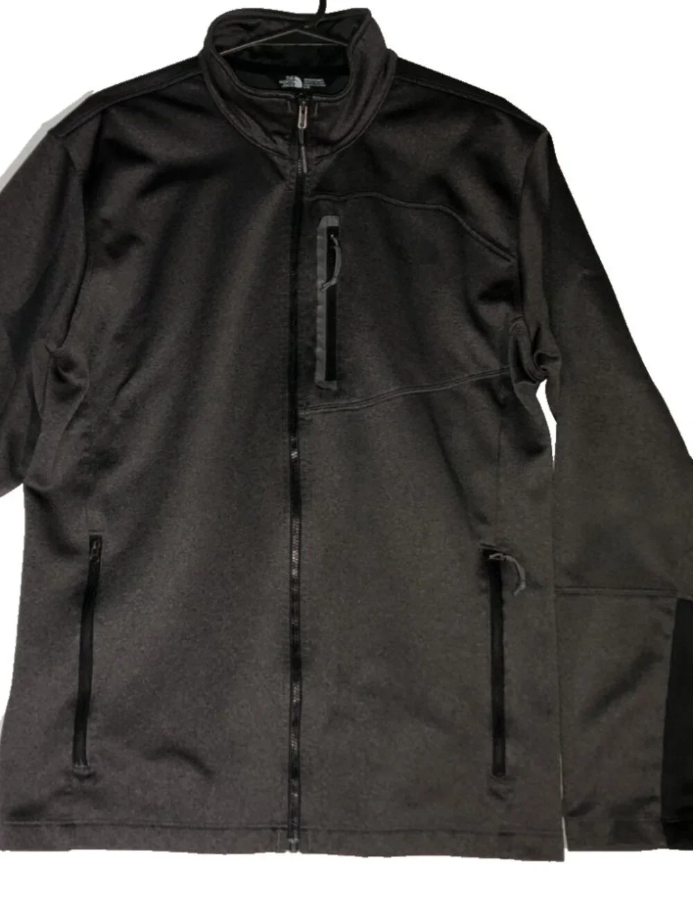 The North Face Canyonlands Jacket Men's Charcoal Gray Full Fleece Size Large